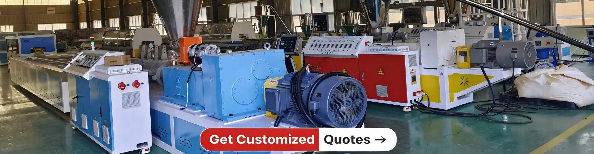 Makinë për nxjerrje WPC prej druri Plastike