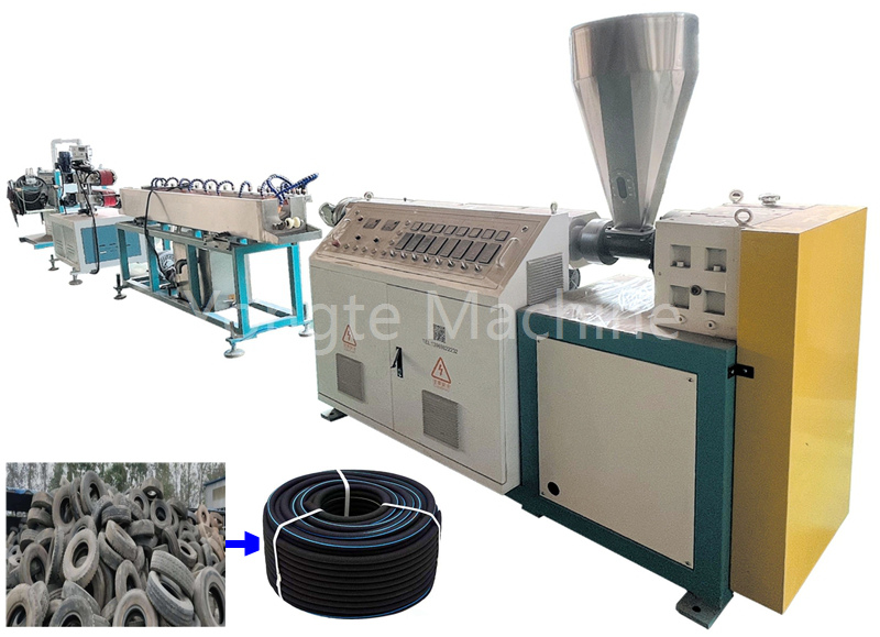 9-32 mm makineria e bërjes së gypit të gomës