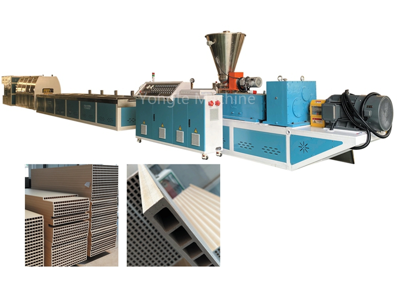 wood plastic door panel making machine