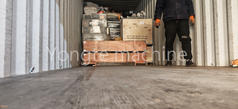 Yongte plastic machine ship to Romania