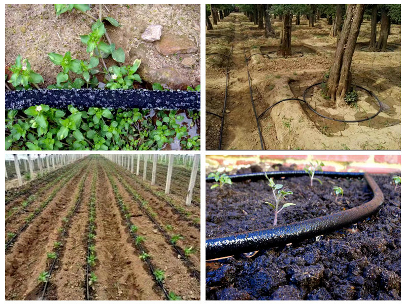 Makinë me tuba për ujitje gome