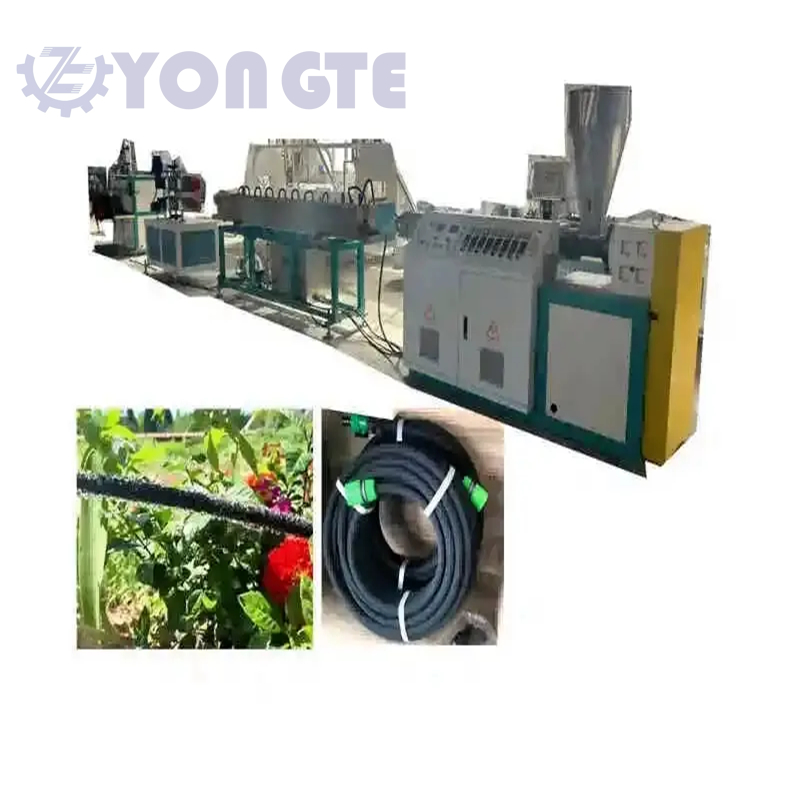 Linja e prodhimit të tubit të depërtimit të gomës Yongte i shndërron gomat e mbeturinave në mjete efektive të ujitjes.