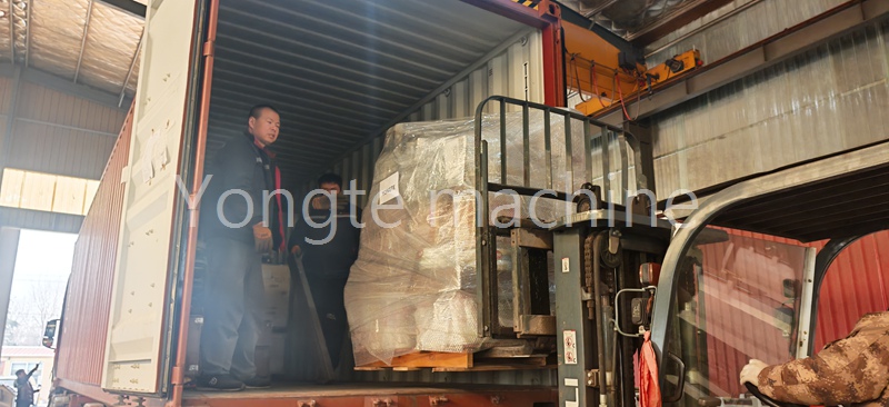 Yongte bëri dërgesën e makinës WPC në Rumani